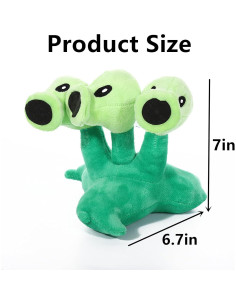 Juguete de Peluche Peashooter PVZ JHESAO 16-18 cm Suave 2