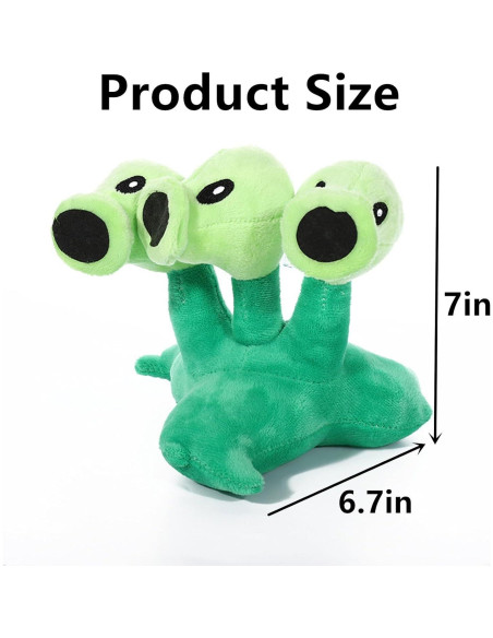 Juguete de Peluche Peashooter PVZ JHESAO 16-18 cm Suave Juguete de Peluche Peashooter PVZ JHESAO 16-18 cm Suave