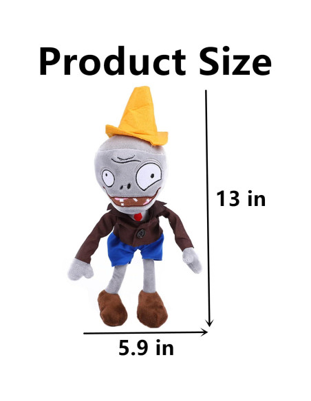 Muñeco de Peluche Zombie Conehead 30 cm JHESAO Marrón Muñeco de Peluche Zombie Conehead 30 cm JHESAO Marrón