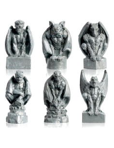 Figuras de Gárgolas Malévolas Rileryan 6 PCS Miniatura 5-6 cm