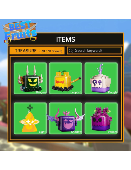 Juegos de Construcción de Frutas Blox - 494 Piezas - Regalo Ideal Juegos de Construcción de Frutas Blox - 494 Piezas - Regalo Ideal