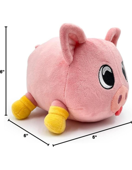 Youtooz Cerdo Peluche Stickie 15 cm con Botas Amarillas Youtooz Cerdo Peluche Stickie 15 cm con Botas Amarillas