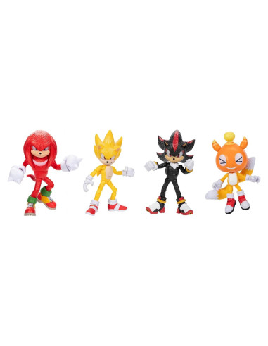 Figuras de acción Sonic 3 Jakks Pacific - Paquete de 4