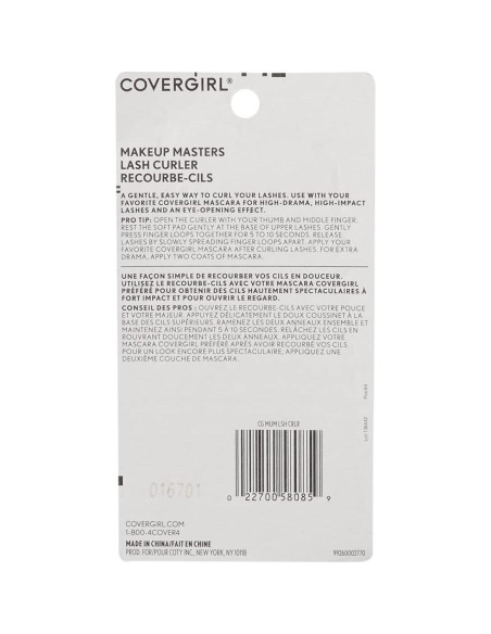 Rizador de Pestañas COVERGIRL, Fácil de Usar, 30g Rizador de Pestañas COVERGIRL, Fácil de Usar, 30g