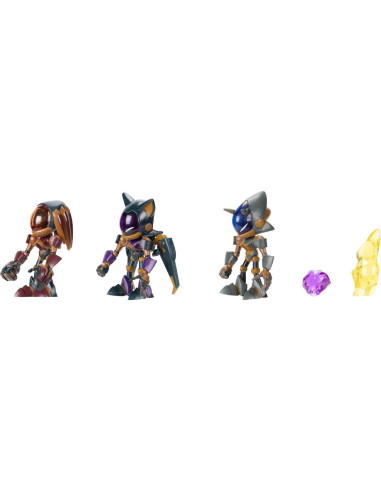 Figuras de Acción Sonic Prime Jakks Pacific 5 Piezas 6.35 cm