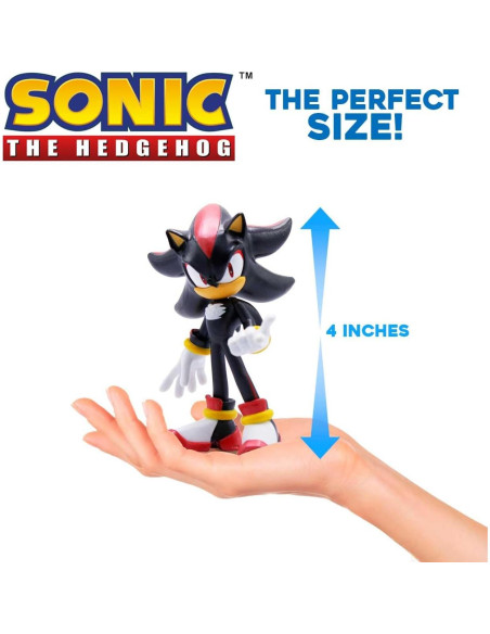 Figuras de Acción Metálicas Sonic Knuckles y Shadow 10 cm Figuras de Acción Metálicas Sonic Knuckles y Shadow 10 cm