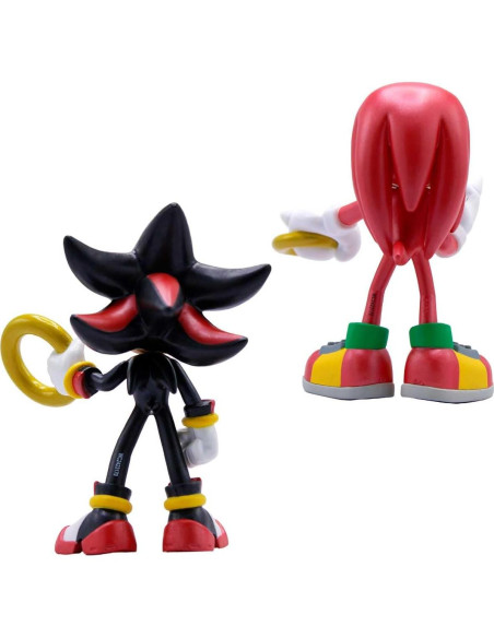 Figuras de Acción Metálicas Sonic Knuckles y Shadow 10 cm Figuras de Acción Metálicas Sonic Knuckles y Shadow 10 cm