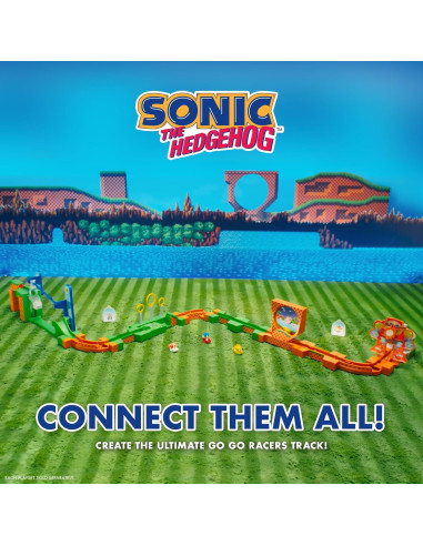 Vehículos de Juguete Sonic The Hedgehog - Paquete de 2 Go Go Racers