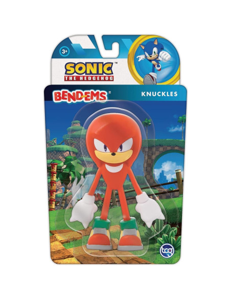 Figura de acción Knuckles Sonic The Hedgehog - Flexible 20.3 cm Figura de acción Knuckles Sonic The Hedgehog - Flexible 20.3 cm