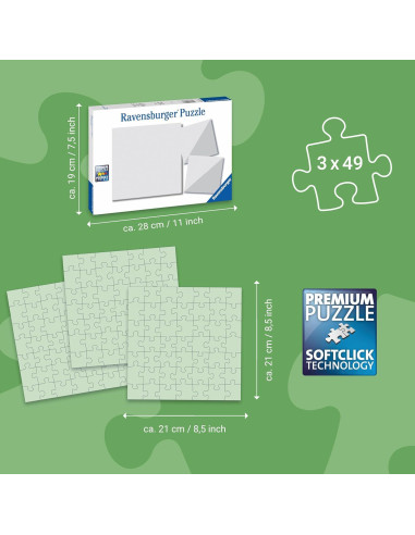 Rompecabezas Ravensburger Sonic 3 x 49 Piezas para Niños