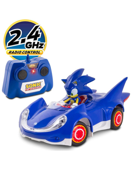 Coche RC Sonic 1:28 NKOK 2.4GHz Licencia Oficial Sega Coche RC Sonic 1:28 NKOK 2.4GHz Licencia Oficial Sega