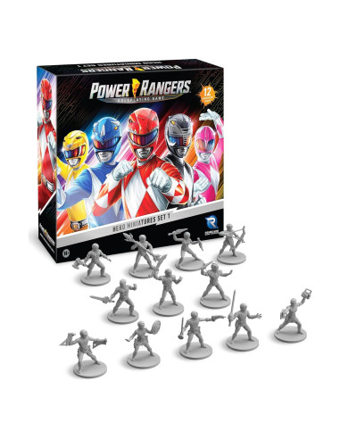 Conjunto de Miniaturas Power Rangers Renegade 12 Piezas 28mm