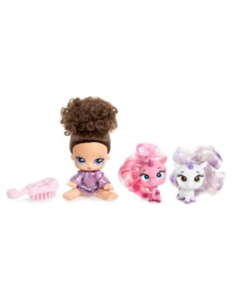 Muñeca Bratz Lil' Angelz Heavenly Hair Dana con 2 Unicornios Muñeca Bratz Lil' Angelz Heavenly Hair Dana con 2 Unicornios