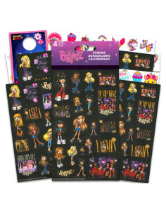 Stickers Bratz MGA Entertainment - 4 Hojas para Niñas