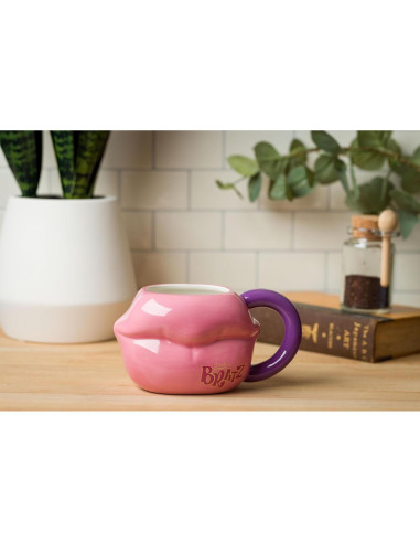 Taza Cerámica 3D Bratz Silver Buffalo 591 ml Labios