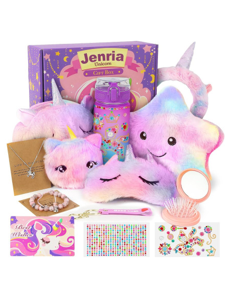 Conjunto de Regalo de Unicornio Jenria para Niñas 3-10 Años Conjunto de Regalo de Unicornio Jenria para Niñas 3-10 Años
