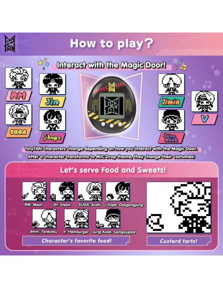 Tamagotchi Nano BTS TinyTAN Hugmy RM - Figura Vinilo 10cm Tamagotchi Nano BTS TinyTAN Hugmy RM - Figura Vinilo 10cm