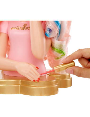 Cabeza de Estilo Rainbow High Bella 33cm - Juego 4 en 1
