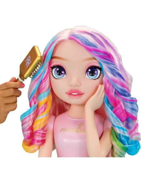 Cabeza de Estilo Rainbow High Bella 33cm - Juego 4 en 1 Cabeza de Estilo Rainbow High Bella 33cm - Juego 4 en 1
