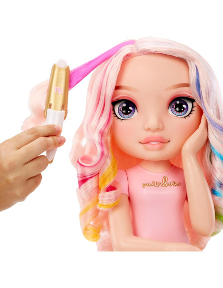 Cabeza de Estilo Rainbow High Bella 33cm - Juego 4 en 1 Cabeza de Estilo Rainbow High Bella 33cm - Juego 4 en 1