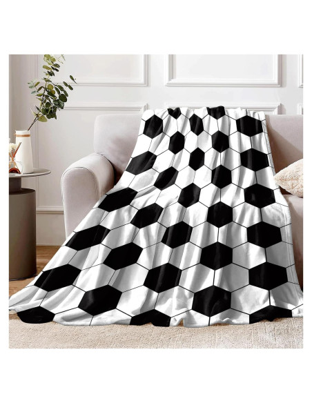 Manta de Fútbol NHBTGSF 101.6x127 cm Suave y Ligera Manta de Fútbol NHBTGSF 101.6x127 cm Suave y Ligera