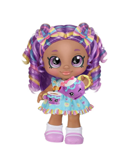 Muñeca Kindi Kids Kirstea con Set de Fiesta de Té y Tapete 61x61cm Muñeca Kindi Kids Kirstea con Set de Fiesta de Té y Tapete 61x61cm