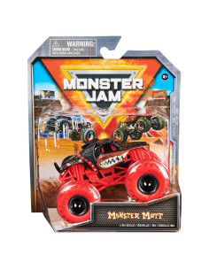 Camión Monstruo Metal Fundido Monster Jam Monster Mutt Rottweiler 1:64