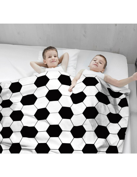 Manta de Fútbol NHBTGSF 101.6x127 cm Suave y Ligera Manta de Fútbol NHBTGSF 101.6x127 cm Suave y Ligera