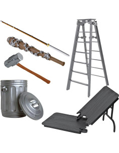 Juego de Accesorios Lucha Libre Figures Toy Company Starter 1 2