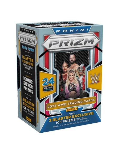 Caja Blaster de Tarjetas WWE Prizm Panini 2023 - 6 Paquetes Caja Blaster de Tarjetas WWE Prizm Panini 2023 - 6 Paquetes