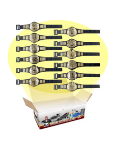 Juego de 12 Cinturones de Campeonato Lucha Libre Figures Toy