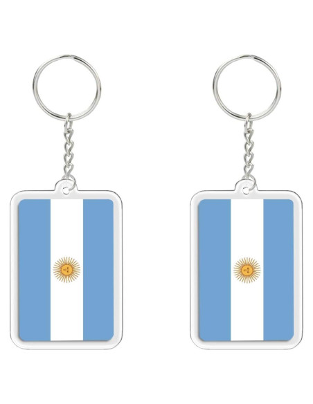 Llavero Bandera Argentina RaymNord 8.9x2.5cm Acero Acrílico Llavero Bandera Argentina RaymNord 8.9x2.5cm Acero Acrílico