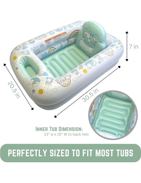 Bañera Inflable para Bebés Disney Winnie the Pooh 100% Plástico Bañera Inflable para Bebés Disney Winnie the Pooh 100% Plástico