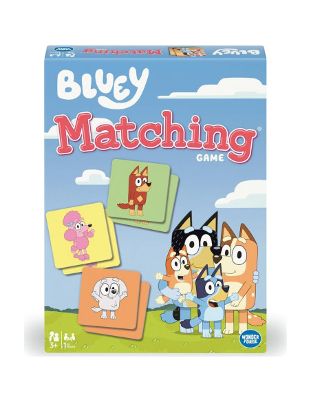 Juego de Emparejamiento Bluey Wonder Forge - 72 Fichas - 3 Años+ Juego de Emparejamiento Bluey Wonder Forge - 72 Fichas - 3 Años+
