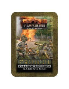 Miniaturas de Juego Fallschirmjager Alemán Battlefront - 20 Tokens y 16 Dados