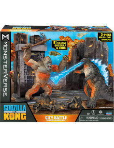 Paquete de Batalla Godzilla vs Kong Playmates 30.48 cm 2