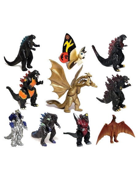 Conjunto de 10 Figuras de Godzilla TwCare - Juguetes de Acción Conjunto de 10 Figuras de Godzilla TwCare - Juguetes de Acción