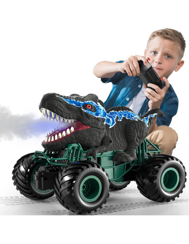 Coche de Control Remoto Dinosaurio Bennol 2.4GHz con Luz y Sonido