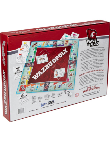 Juego de Mesa Wazzuopoly Tarde para el Cielo - Universidad Estatal de Washington