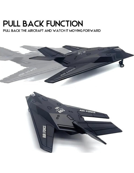 Juguete de avión militar Diecast Liberty Imports 20.32 cm con luces y sonido Juguete de avión militar Diecast Liberty Imports 20.32 cm con luces y sonido