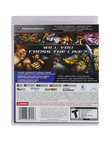 Street Fighter X Tekken - Videojuego PS3 - Lucha en Equipo