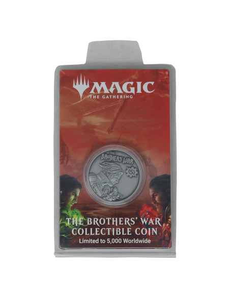Moneda Coleccionable Magic: The Gathering Brothers War 38mm Moneda Coleccionable Magic: The Gathering Brothers War 38mm