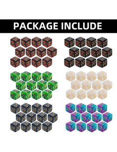 Juego de Dados Contadores Magic The Gathering 72 Pcs D6 2