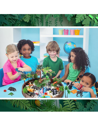 Juego de Figuras de Animales de la Selva Sratte 26 Pcs