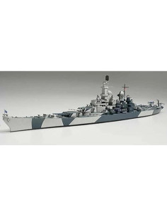 Modelo de Acorazado USS Iowa Tamiya 1/700 Detallado 2