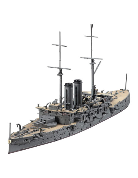 Modelo de barco de guerra Hasegawa Mikasa 1:700 198 piezas Modelo de barco de guerra Hasegawa Mikasa 1:700 198 piezas