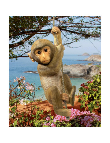 Estatua Colgante Bebé Chimpancé Design Toscano 40.64 cm