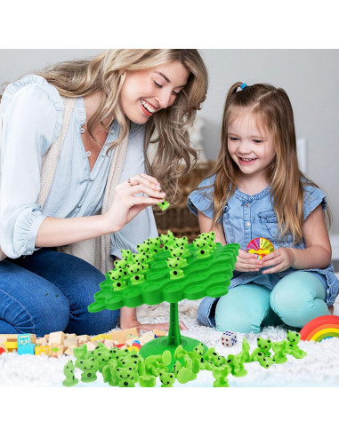 Juego de Equilibrio de Ranas Kykake para 2 Jugadores - Educativo