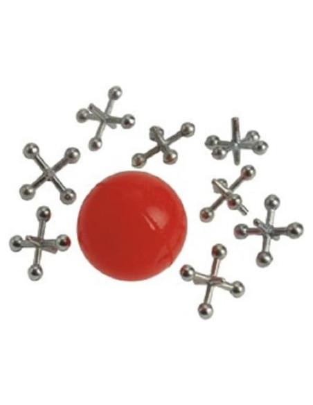 Juego de Mini Metales Jacks y Pelota US Toy 9 Piezas Juego de Mini Metales Jacks y Pelota US Toy 9 Piezas
