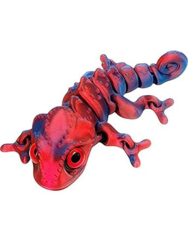 Camaleón Impreso en 3D Jorkei 4 Piezas Multicolor Antiestrés